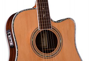 ZAD80CE Solid Cedar/Rosewood Acoustic Electric “AURA” Pro Series Left Handed
