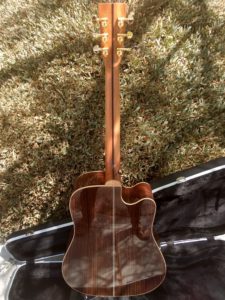 ZAD900CE Left Handed Solid Spruce/Rosewood Acoustic Electric AURA 50th Anniversary Tobacco Sunburst Pro Series
