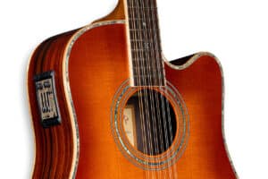 ZAD900CE 12 String Solid Spruce/Rosewood Acoustic Electric AURA Tobacco Sunburst Pro Series