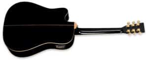 ZAD900CE Solid Spruce/Rosewood Acoustic Electric AURA Limited Edition Black Lacquer Pro Series