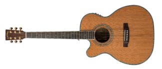 ZAD80CE Solid Cedar/Rosewood Acoustic Electric Pro Series Smaller “OM” Size Left Handed