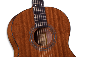 38 inch Parlor Size Solid African Mahogany Acoustic Electric Left Handed